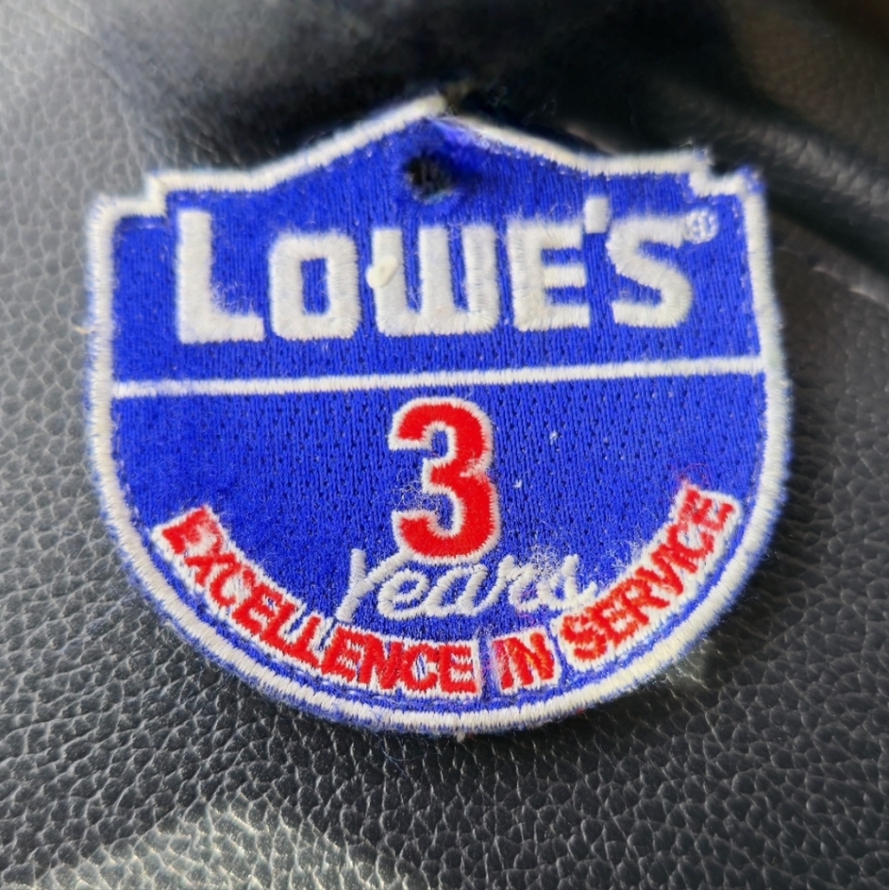 Lowe's 3 years Excellence in Service Patch
